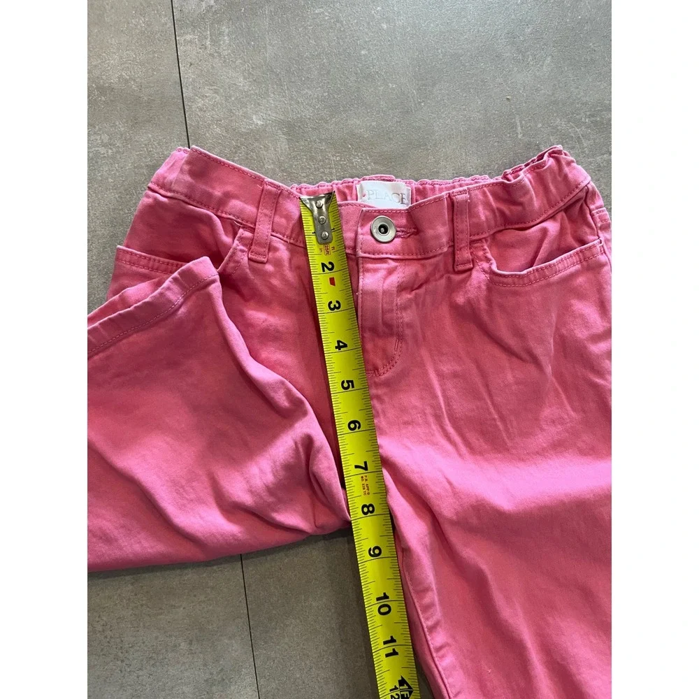 The Children's Place Girls Pink Bermuda Denim Shorts Size 10 - B034